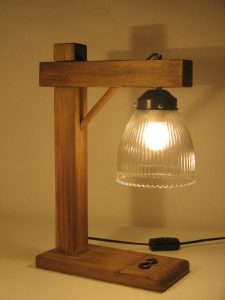 lamparas de madera